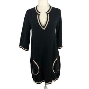 Adolfo Dominguez Sweater Dress in Black Medium